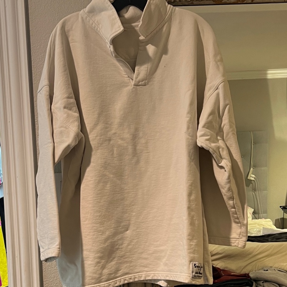 Classic Cream Button Down Shirt for Men
